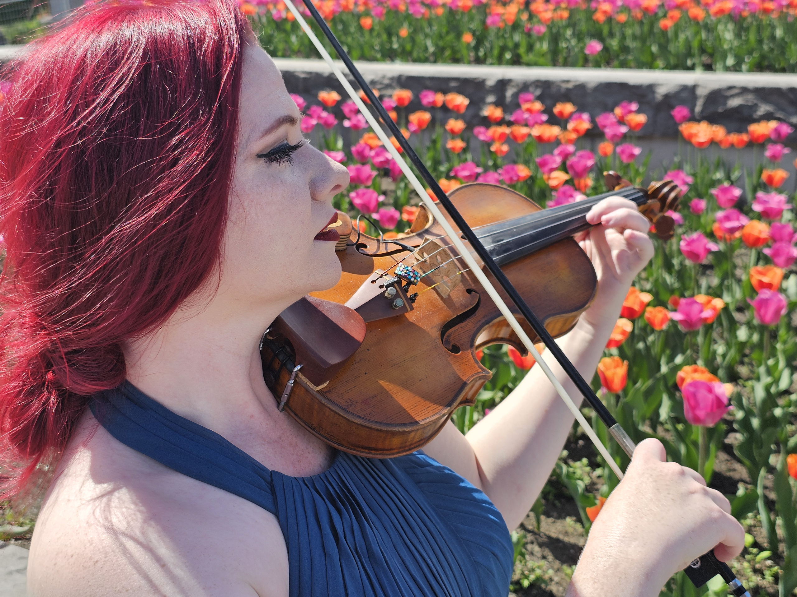 Montreal violinist Kristen Monnik
